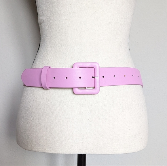 Flamingo Palms Boutique Accessories - Pink faux leather adjustable belt